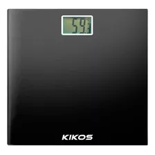Balança Corporal Digital Kikos Alpha Preta, Até 150 Kg
