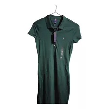 Vestido Urbano Tommy Hilfiger Xxs Verde Importado Usa 