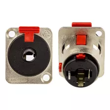 Conector P10 Fêmea Neutrik P10