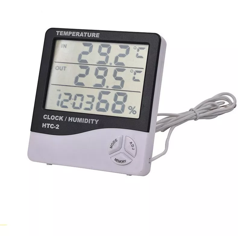Termómetro Digital 3 En 1, Higrómetro, Medidor De Temperatur