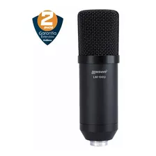 Kit Microfone Profissional Condensador Lexsen Lm100u Cor Preto