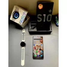 Celular Samsung S10 + Plus Relogio Watch Active