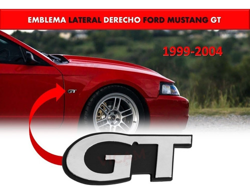 Kit De Emblemas Ford Mustang Gt 1999-2004 Foto 2