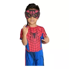 Fantasia Infantil - Homem Aranha + Máscara De *brinde* Festa