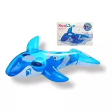 Inflable Ballena Orca Azul 145 X 80cm En Caja Pileta Verano