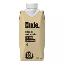 Bebida À Base De Aveia Orgânica Baunilha Nude. Caixa 200ml