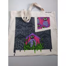 Bolsa Ecobag Pintada Mão 