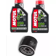 Kit Troca Óleo 2l Motul 15w50 + Filtro Kawasaki Vulcan 650