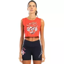 Cropped Regata Hardcore Ladies Vermelho Labellamafia 26100