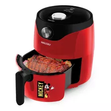 Fritadeira Air Fryer Sem Oleo Mickey Mouse Mallory 127v Cor Vermelho 110v