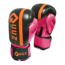 Guantes De Poliuretano Quuz 12oz, Boxeo, Kick Boxing, Mma