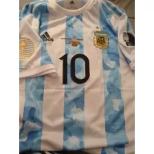 Camiseta Argentina Final Copa América 2021. Messi 10