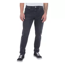 Jeans Hombre Skinny Fit Spandex Negro Corona