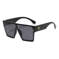 Lentes De Sol Grandes Uv400 De Moda Tr Para Hombre Y Mujer