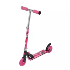 Patinete Juvenil Rosa Roda Gel - Mor Esse Modelo Sensacional