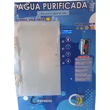 Ventana Vending Agua Purificada: Caudalimetro Enjua, Cámbio