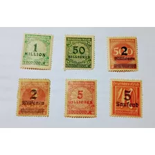 Serie De 6 Estampillas Rep. De Weimar - Alemania -3 Reich