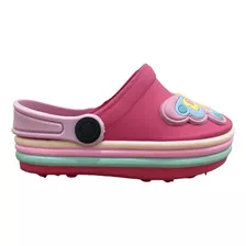 Sandália Infantil Borboleta Babuche Para Meninas Confortavel