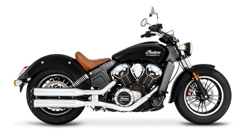 Rinehart Racing 3.5'' Slip Ons Para Indian Scout Foto 3