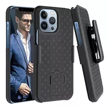 Fingic Compatible Con iPhone 13 Pro Max 5g Holster Case Comb