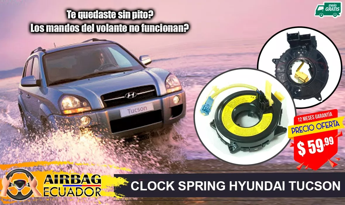 Cinta Espiral Clock Spring Hyundai Tucson Clasico - Airbag