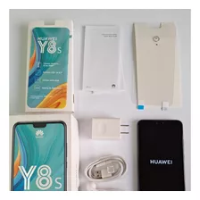 Celular Huawei Y8s 64gb Negro Con Caja Y Acceosrios
