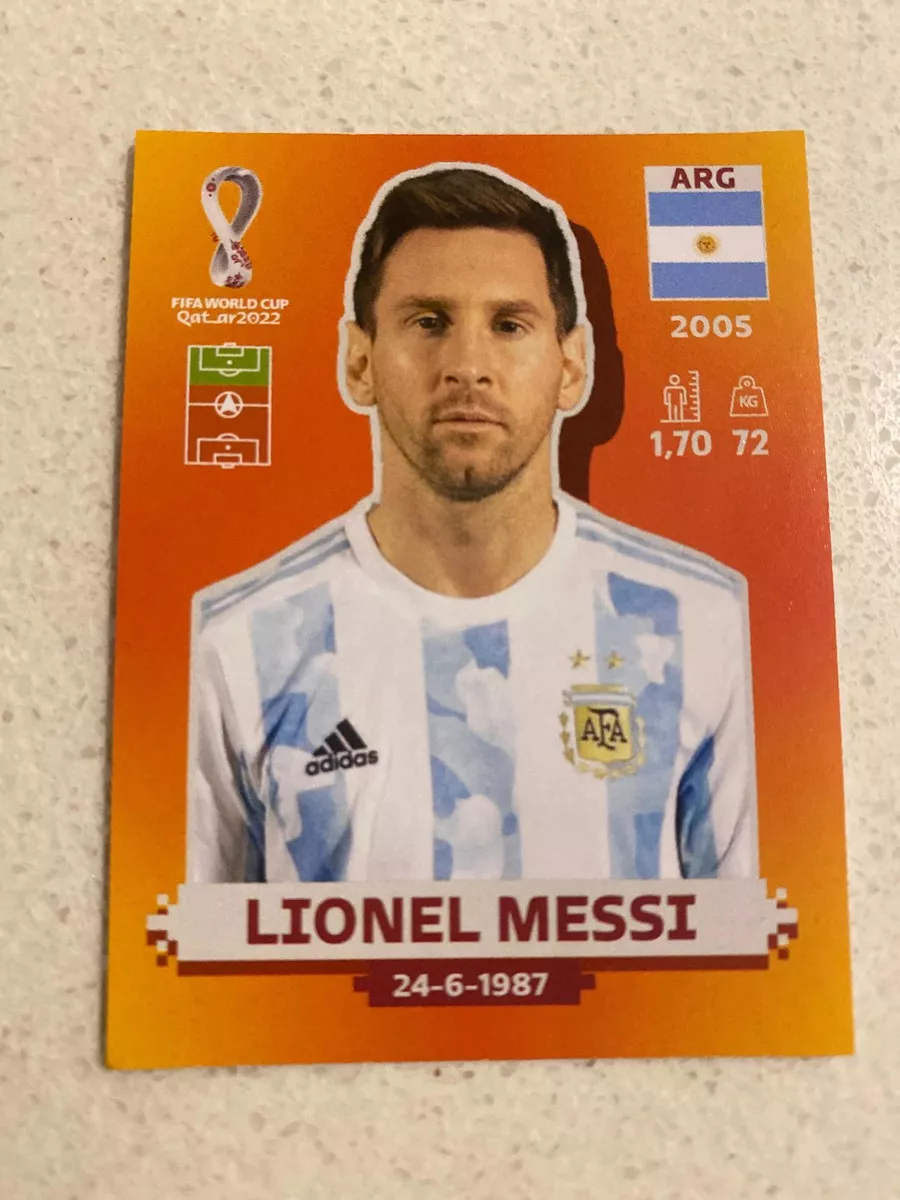 Figura Panini Lionel Messi Álbum Mundialqatar 2022
