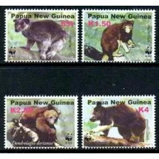 Fauna - Wwf - Canguros - Papua Nueva Guinea - Serie Mint 