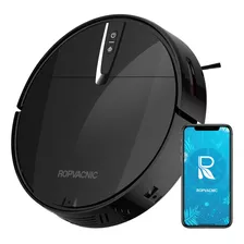 Ropvacnic Robot Aspirador Wi-fi Succión Ciclónica Negro