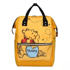Mochila Winnie Pooh Anime Travel Mommy Bag Para Mujer