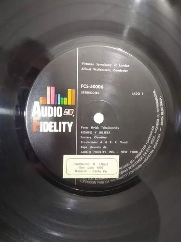 Tchaikowsky - Romeo Y Julieta Cascanueces Wallenstein - vinilo 1980