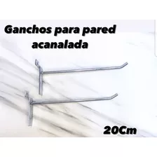 Ganchos Exibidores O Sujetadores De Vitrina O Pared 20 Cm