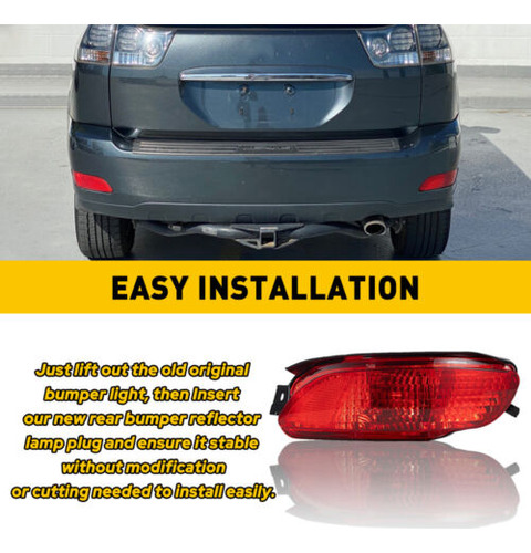For Lexus Rx350 2007 2008 2009 Rear Right Side Red Bumpe Ggg Foto 8