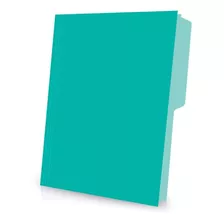 Folder Tamaño Cta Aqua C/50 Pz