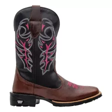 Kit Bota Texana Feminina + Cinto Country Menina Lançamento 