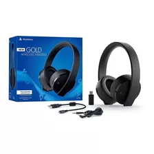 Playstation Gold Ouro Wireless Headset 7.1 Surround - Ps4