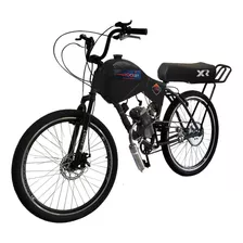 Bicicleta Motorizada 80cc Coroa 52 Fr/susp Bancoxr Carenada Cor Preto Cadillac Tamanho Do Quadro 19