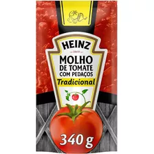 Molho De Tomate Com Pedaços Tradicional 300g Original Heinz