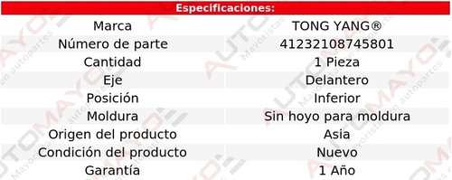 Una Defensa Delantera Inf Tong Yang Echo 2000-2002 Foto 2