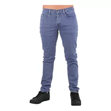 Jeans Básico Hombre Oggi Azul 59104032 Risk Mezclilla-stretc
