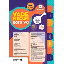Vade Mecum 2022 Saraiva - Tradicional - 33ª Edição, De () Saraiva, A. Editora Saraiva Educação S. A., Capa Dura Em Português, 2022