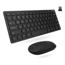 Combo De Teclado Y Mouse Macally Inalámbricos -negro