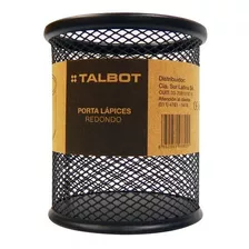 Portalapiz Talbot Redondo Metal Negro 2451 X1u - Libreria Jr