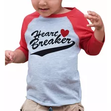 7 Ate 9 Apparel Kids Heart Breaker Happy Valentine's Day Re.