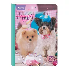 Libreta Cosida Norma 100 Hojas Dogs Con Stickers