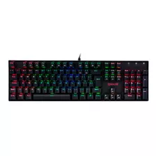 Teclado Mecânico Redragon Mitra K551 Blue Pt-br Rgb Gamer