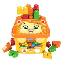 Mega Bloks Set Fichas Grandes Bebe Caja Leon Original 