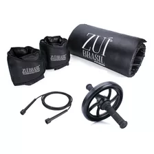 Kit Corda De Pular + Par Caneleira 3 Kg Treino Profissional