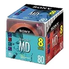 Paquete De 5 Minidisk Nuevos De Colores