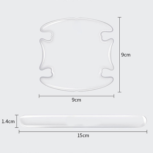 Embellecedor Protector Debajo Cubre Manijas Puertas Auto 8 Foto 5